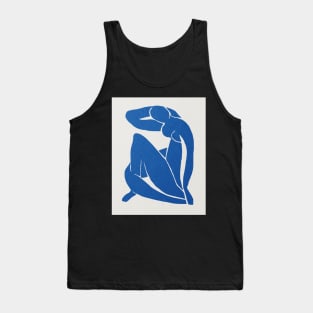 Blue nude, Henri Matisse abstract art Tank Top